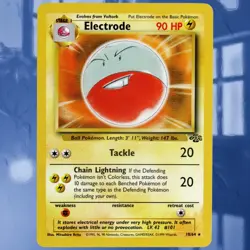 Pokemon Electrode #18/64 Jungle Set Unlimited Rare Card ☆Near-Mint☆ See Photos ² - Image 1