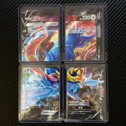 Zacian V-UNION (Set of 4) SWSH163-66: Sword & Shield Promo Cards Holo NM TCG CCG - Image 1