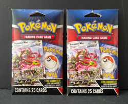 2 PACK of NEW Pokemon Trading Card Game Rapid Strike VMAX 25-Pack w/Foil 728192554735 - Image 1