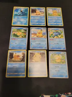 Lot Of 9 Psyduck Pokemon Cards Lp/nm - Image 1