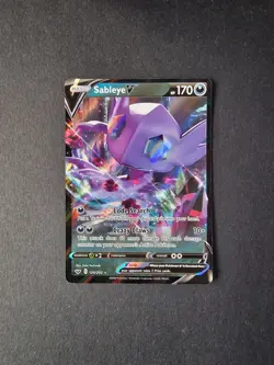 120/202 Sableye V Sword & Shield Base Set Pokemon Trading Card Game TCG Official - Image 1