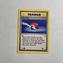 Pokemon TCG 1999 WOTC Jungle Set Card -- Trainer Poke Ball 64/64 1st Edition - Image 1