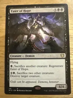 MTG Innistrad Midnight Hunt Commander Eater of Hope #115 Magic the Gathering - Image 1