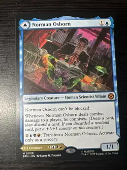 Norman Osborn   Green Goblin 039 Magic The Gathering Marvel's Spider-Man MTG NM - Image 1