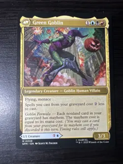 Norman Osborn   Green Goblin 039 Magic The Gathering Marvel's Spider-Man MTG NM - Image 2