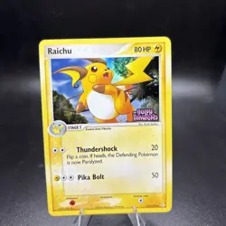 Pokemon TCG Raichu Holon Phantoms Card 51/110 Reverse Holo Stamped NM -j - Image 1