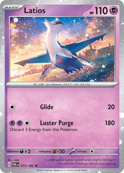 Latios 073/182 Cosmos Holo Paradox Rift Pokemon Promo Card - Image 1