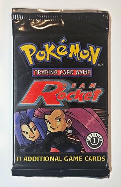 Pokemon Team Rocket 1st Edition Booster Pack - Jessie & James Artwork - 20.96g - Image 1