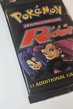Pokemon Team Rocket 1st Edition Booster Pack - Jessie & James Artwork - 20.96g - Image 3