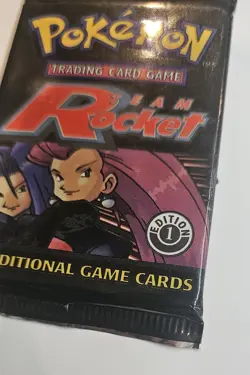 Pokemon Team Rocket 1st Edition Booster Pack - Jessie & James Artwork - 20.96g - Image 4