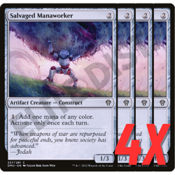 MTG Salvaged Manaworker (Dominaria United) 237/281 (NEAR MINT) (4X) - Image 1
