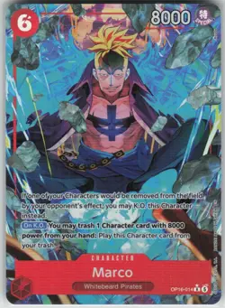 One Piece Marco Op16-014 Alt Art Time Of Battle - Image 1