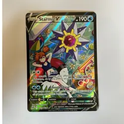 Pokemon TCG Starmie V TG13/TG30 Astral Radiance Trainer Gallery Full Art Holo - Image 1