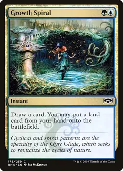 Growth Spiral 1x MtG Ravnica Allegiance SP/NM - Image 1