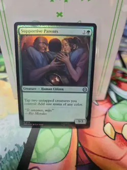 NM Foil Supportive Parents, MTG, Marvel's Spider-Man, Magic the Gathering, 119 - Image 1