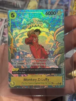 2024 One Piece Monkey D Luffy OP07-109 (TR) Treasure Rare Two Legends NM - Image 2