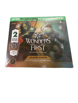 NEW SEALED Wonders of the First 2-Player Starter Set Kit With Bonus Packs CCG - Image 1
