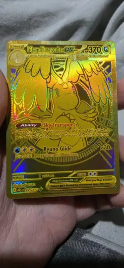 Pokemon TCG: Ascended Heroes - Mega Dragonite Ex 295/217 - Gold Hyper Rare - Image 3
