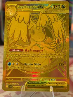 Pokemon TCG: Ascended Heroes - Mega Dragonite Ex 295/217 - Gold Hyper Rare - Image 1