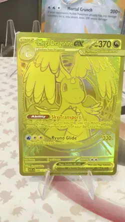 Pokemon TCG: Ascended Heroes - Mega Dragonite Ex 295/217 - Gold Hyper Rare - Image 2