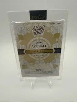 2025 Wild Card Jokers Wild Tom Aspinall 1/1 - Image 2