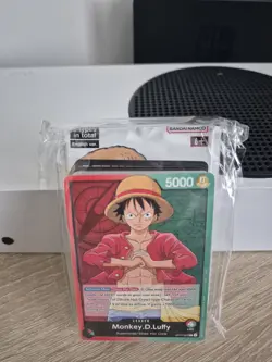 Monkey D. Luffy OP01-003 PRE ERRATA One Piece Demo Deck + Promo Pack - SEALED - Image 1