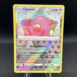 POKEMON TCG CHANSEY 152/214 REVERSE HOLO LOST THUNDER NM - Image 1
