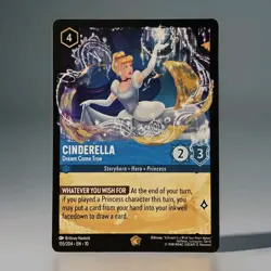 Disney Lorcana Cinderella Dream Come True Legendary Rare Non-Foil Card 155/204 - Image 1