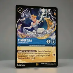 Disney Lorcana Cinderella Dream Come True Legendary Rare Non-Foil Card 155/204 - Image 3