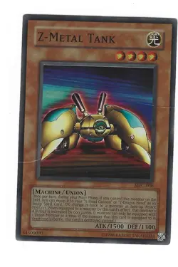 Z-Metal Tank - MFC-006 - Super Rare - Unlimited Edition - Damaged Yugioh! - Image 1