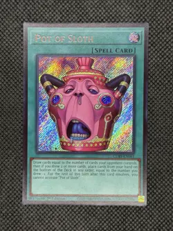 Yu-Gi-Oh - Pot of Sloth CORI-EN061 Chaos Origins 1st Edition - Image 1