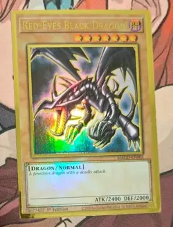 Yu-Gi-Oh! Red-Eyes Black Dragon MAGO-EN003 Maximum Gold 1st Ed- NM - Image 1