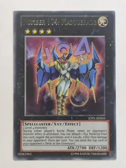 Yu-Gi-Oh! Karte Number 104: Masquerade JOTL-EN055 Rare EN Sehr guter Zustand - Image 1
