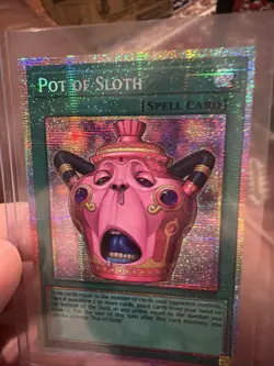 Konami Yu-Gi-Oh! Pot of Sloth CORI-EN061 Chaos Origins 1st Ed Starlight Rare. - Image 4