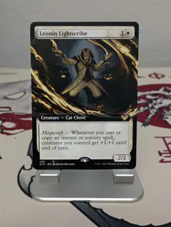 Leonin Lightscribe (Extended Art) Strixhaven Regular #290 MTG Near Mint Rare - Image 1