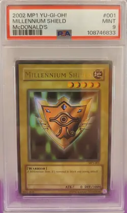 2002 MP-1 Yu-Gi-Oh Millennium Shield McDonald's Promo #001 PSA 9 Rare - Image 2