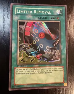 Yu-Gi-Oh! Limiter Removal PSV-064 1st Edition - Holo Bleed Misprint - LP - Image 1