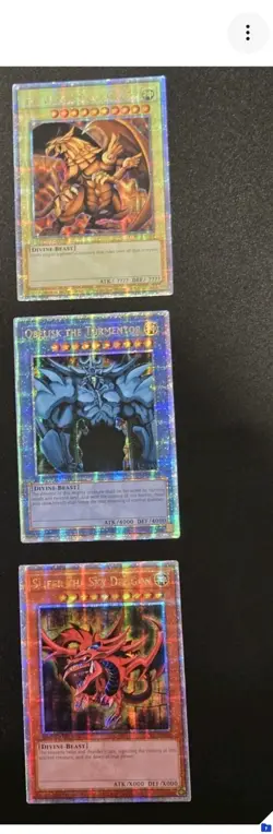 Yugioh! Ra Slifer Obelisk LC01 QCR 25th Set - Image 1