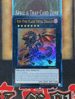 Yugioh Red-Eyes Flare Metal Dragon LDK2-ENJ41 Ultra Rare NM - Image 1