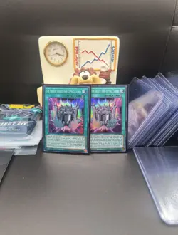 2X The Phantom Knights' Rank-Up-Magic Launch INOV-EN054 Super Rare 1st Edition - Image 1