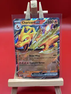 Pokemon TCG Charizard ex 161 SV Scarlet & Violet Black Star Promo Holo (NM) - Image 1
