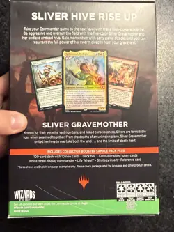 New and Sealed x 1 Commander Masters Commander Deck - Sliver Swarm MTG Preconstr - Image 3