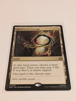 (4x) Multiversal Passage Rare: Spider-Man MTG (NM) - Image 1