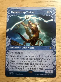 Thundertrap Trainer SHOWCASE #307 - Bloomburrow MTG - Image 1