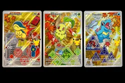 Pokemon TCG First Partner Collection Holo 3 Card Lot - Image 1