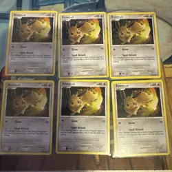 Pokemon TCG Cards Eevee 63/100 Majestic Dawn EXC-NM Lot of 6 - Image 1
