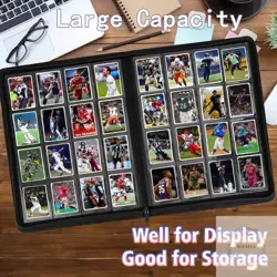 Premium 1664 Cards Capacity Binder, 16 Pocket Ringless Side-Loading Trading Card - Image 5