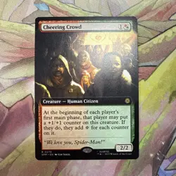 Cheering Crowd - Extended Art R MTG Marvel's Spider-Man - Image 1