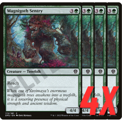 MTG Magnigoth Sentry (Dominaria United) 172/281 (NEAR MINT) (4X) - Image 1