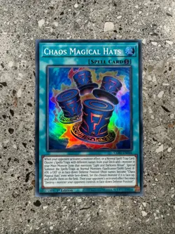 Yugioh TCG Chaos Magical Hats CORI-EN046 Super Rare 1st Edition EU NM-M - Image 1